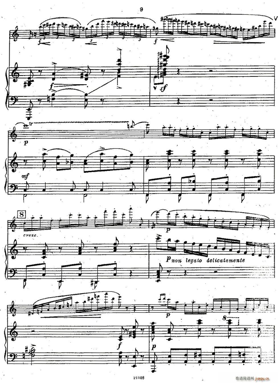 Chaminade Flute Concertino(笛箫谱)8