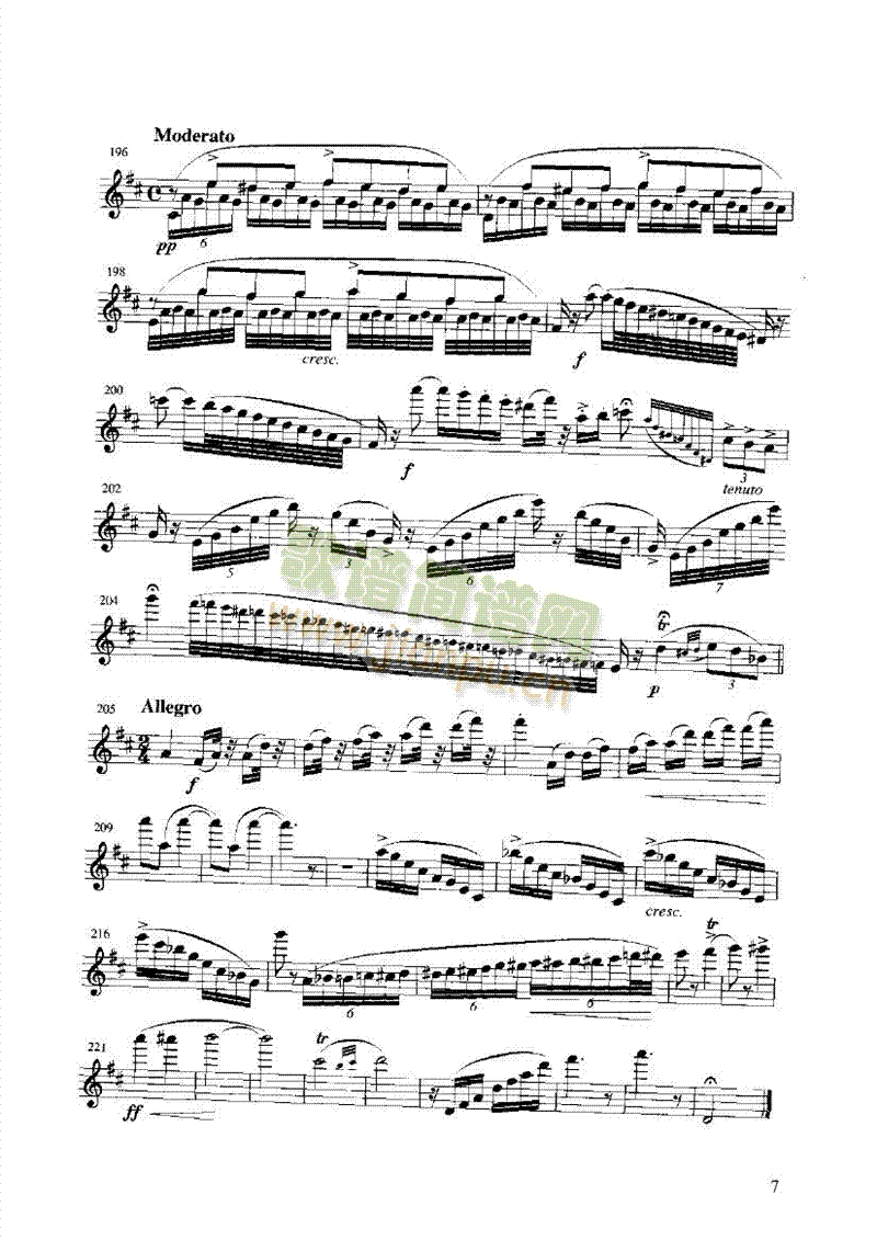 匈牙利田园幻想曲管乐类长笛(其他乐谱)7