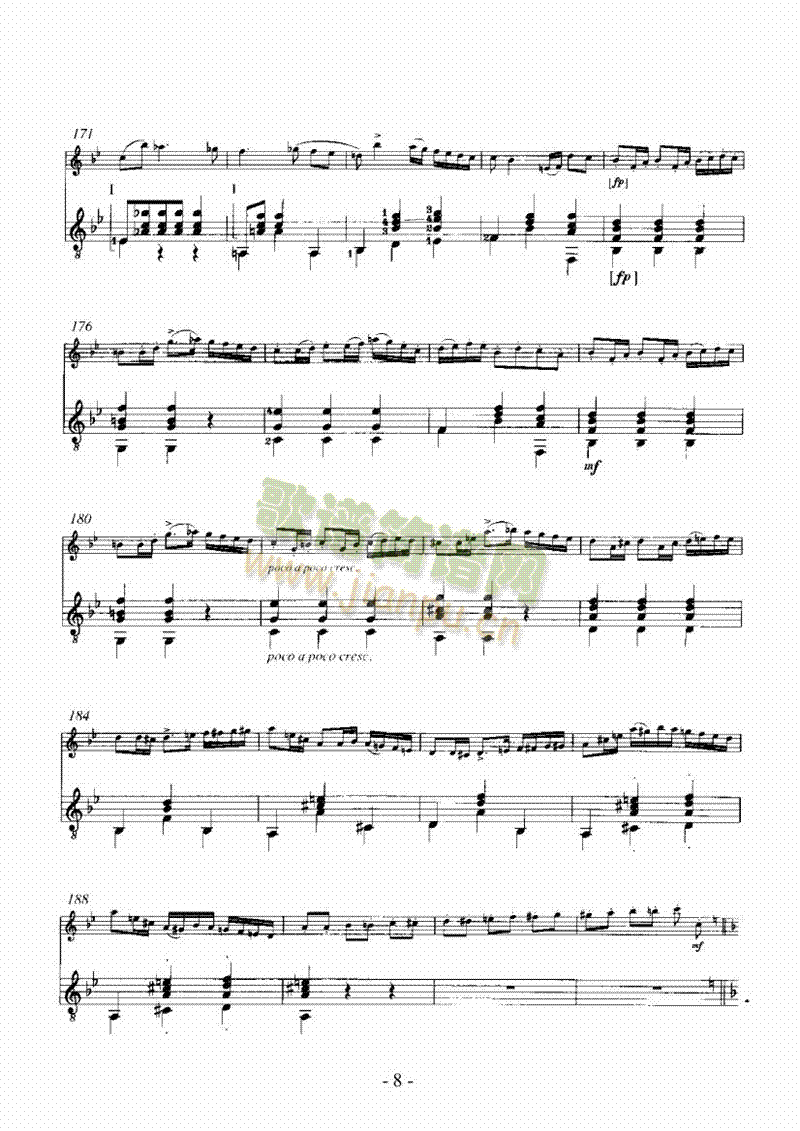 波拉卡舞曲管乐类长笛(其他乐谱)8