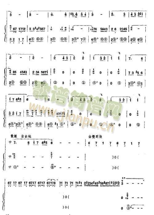 高原巡逻兵(笛萧谱)5