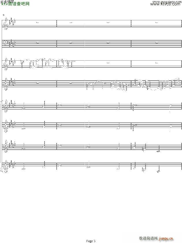 双童声协奏曲Concerto Pour Deux Voix 合唱版 Ab调(合唱谱)3