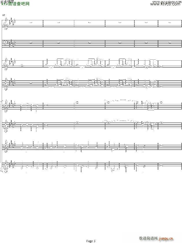双童声协奏曲Concerto Pour Deux Voix 合唱版 Ab调(合唱谱)6