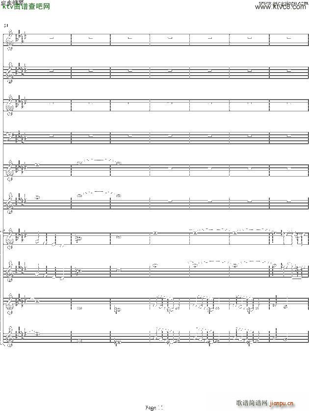双童声协奏曲Concerto Pour Deux Voix 合唱版 Ab调(合唱谱)11