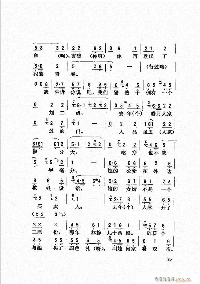 金开芳唱腔选 目录前言1 60(京剧曲谱)33