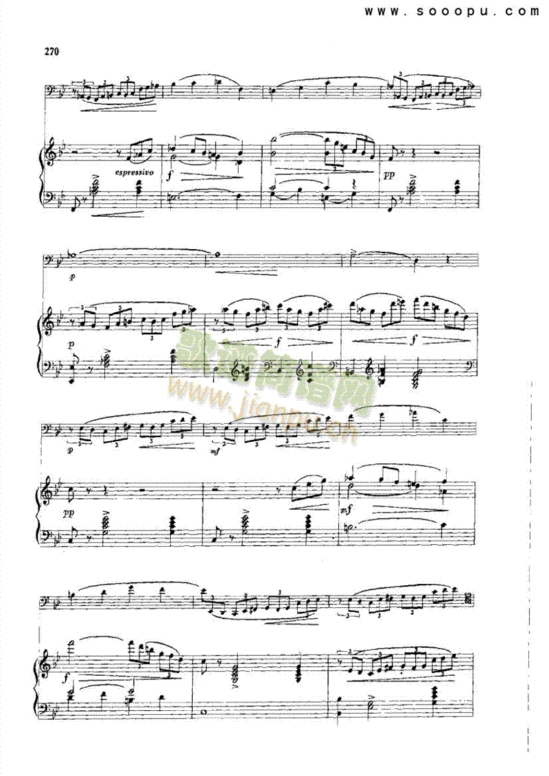 奏鸣曲管乐类大管(其他乐谱)10