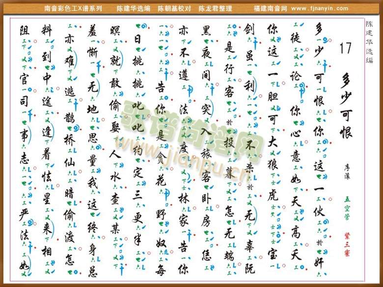 彩色工X谱(其他乐谱)1