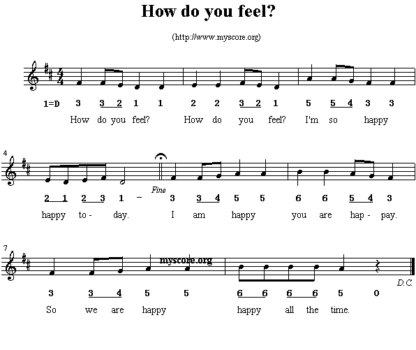 英文儿歌：Howdoyoufeel?(其他)1