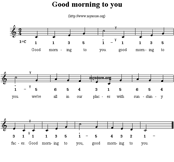 英文儿歌：GoodMorningtoyou(其他)1