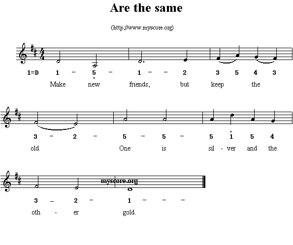 英文儿歌：Arethesame(其他)1