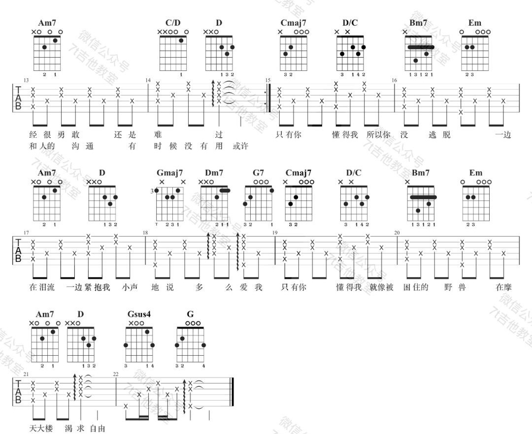 想自由吉他谱2-林宥嘉