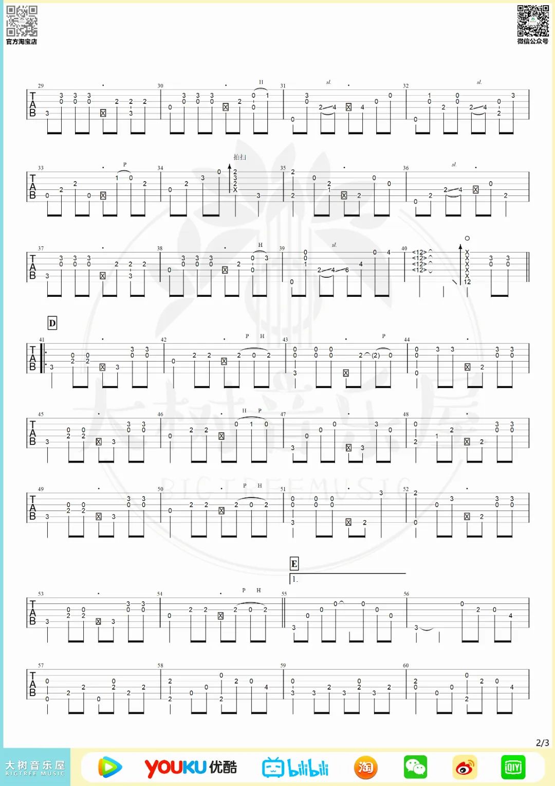 The-Truth-That-You-Leave指弹吉他谱2-高志豪